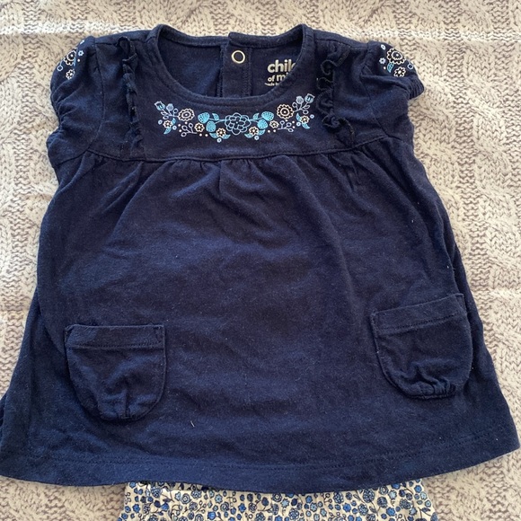 Child of Mine made by Carter's Toddler Girls 2pc Outfit Set - Floral 3-6 months - Picture 2 of 4